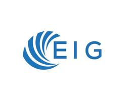 elg lettera logo design su bianca sfondo. elg creativo cerchio lettera logo concetto. elg lettera design. vettore