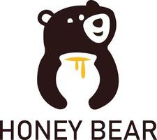 miele orso logo vettore file