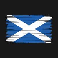Scozia bandiera spazzola vettore illustrazione