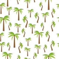 senza soluzione di continuità modello con palma alberi. colorato estate sfondo. vettore illustrazione