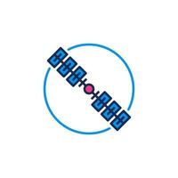 solare motorizzato tempo metereologico spiare Palloncino vettore concetto colorato icona