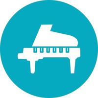 mille dollari pianoforte vettore icona