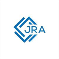 jra lettera logo design su bianca sfondo. jra creativo cerchio lettera logo concetto. jra lettera design. vettore