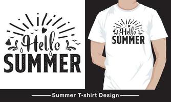 estate maglietta disegno, tipografia vettore t camicia design file gratuito vettore