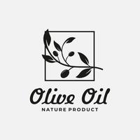 oliva pianta logo modello. oliva ramo albero vergine olio vettore illustrazione.