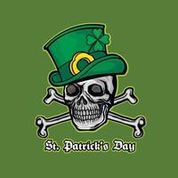 st. patrick cranio, grunge Vintage ▾ design t camicie vettore