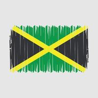 Giamaica bandiera spazzola vettore illustrazione