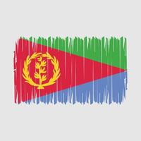 eritrea bandiera spazzola vettore illustrazione