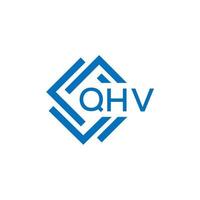 qv lettera logo design su bianca sfondo. qv creativo cerchio lettera logo concetto. qv lettera design. vettore