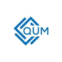 qm lettera logo design su bianca sfondo. qm creativo cerchio lettera logo concetto. qm lettera design. vettore