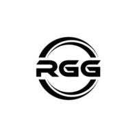 rg lettera logo design nel illustrazione. vettore logo, calligrafia disegni per logo, manifesto, invito, eccetera.