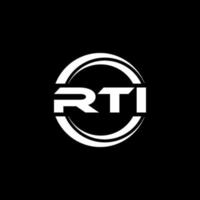 rti lettera logo design nel illustrazione. vettore logo, calligrafia disegni per logo, manifesto, invito, eccetera.