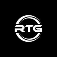 rtg lettera logo design nel illustrazione. vettore logo, calligrafia disegni per logo, manifesto, invito, eccetera.