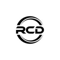 rcd lettera logo design nel illustrazione. vettore logo, calligrafia disegni per logo, manifesto, invito, eccetera.