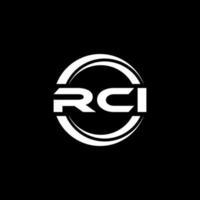 rci lettera logo design nel illustrazione. vettore logo, calligrafia disegni per logo, manifesto, invito, eccetera.