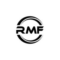 rmf lettera logo design nel illustrazione. vettore logo, calligrafia disegni per logo, manifesto, invito, eccetera.