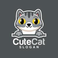 carino kawaii gattino gatto portafortuna cartone animato logo design icona illustrazione personaggio vettore arte. adatto per ogni categoria di attività commerciale, azienda, marca piace animale domestico negozio, Prodotto, etichetta, squadra, distintivo, etichetta