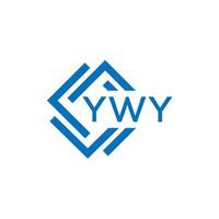 ywy astratto tecnologia logo design su bianca sfondo. ywy creativo iniziali lettera logo concetto. vettore