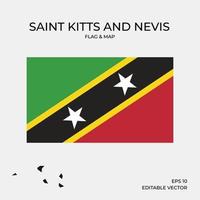 Saint Kitts e Nevis vettore