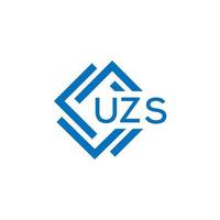 uzs tecnologia lettera logo design su bianca sfondo. uzs creativo iniziali tecnologia lettera logo concetto. uzs tecnologia lettera design. vettore