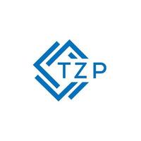 tzp tecnologia lettera logo design su bianca sfondo. tzp creativo iniziali tecnologia lettera logo concetto. tzp tecnologia lettera design. vettore