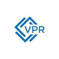 vpr tecnologia lettera logo design su bianca sfondo. vpr creativo iniziali tecnologia lettera logo concetto. vpr tecnologia lettera design. vettore