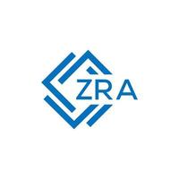 zra tecnologia lettera logo design su bianca sfondo. zra creativo iniziali tecnologia lettera logo concetto. zra tecnologia lettera design. vettore