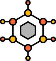 nanotecnologie vettore icona