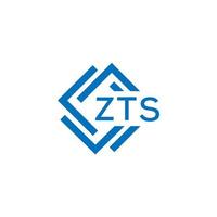 zts tecnologia lettera logo design su bianca sfondo. zts creativo iniziali tecnologia lettera logo concetto. zts tecnologia lettera design. vettore