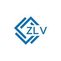 zlv tecnologia lettera logo design su bianca sfondo. zlv creativo iniziali tecnologia lettera logo concetto. zlv tecnologia lettera design. vettore