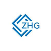 zhg tecnologia lettera logo design su bianca sfondo. zhg creativo iniziali tecnologia lettera logo concetto. zhg tecnologia lettera design. vettore