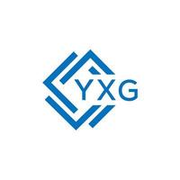 yxg astratto tecnologia logo design su bianca sfondo. yxg creativo iniziali lettera logo concetto. vettore