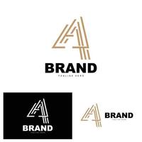 un' lettera logo, logotipo design semplice concetto, vettore alfabeto icona modello