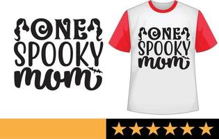 Halloween svg t camicia design vettore