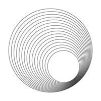 geometrico frattale cerchi vettore