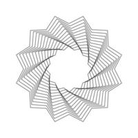 geometrico frattale astratto forma vettore
