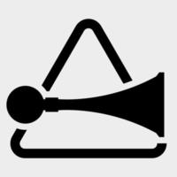 ppe icon. suono corno simbolo segno isolato su sfondo bianco, illustrazione vettoriale eps.10