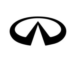 infiniti marca logo auto simbolo nero design Giappone automobile vettore illustrazione