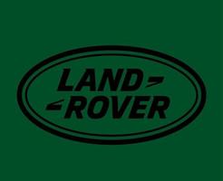 terra rover marca logo auto simbolo nero design Britannico automobile vettore illustrazione con verde sfondo