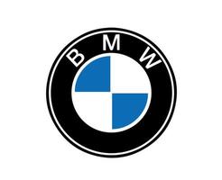 BMW marca logo auto simbolo design Germania automobile vettore illustrazione