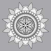 modello circolare a forma di mandala, ornamento decorativo in stile orientale, sfondo ornamentale mandala design vettore gratuito