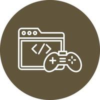 gioco sviluppo vettore icona