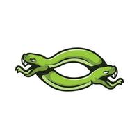 ingarbugliato serpente Immagine logo vettore illustrazione