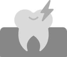 icona di vettore di mal di denti