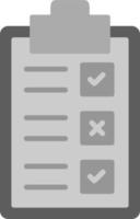 icona di vettore di lista di controllo