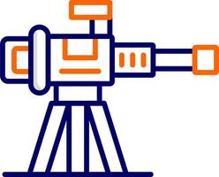 pesante macchina pistola vettore icona
