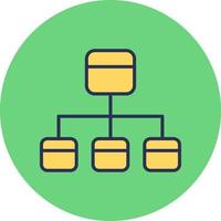 icona del vettore del diagramma di flusso