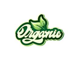 logo lettering mano organica. logotipo di calligrafia vettoriale fatto a mano. parola disegnata a mano organica.