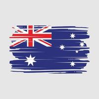 Australia bandiera spazzola vettore