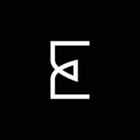 artistico lettera e vettore logo con formosa Linee. adatto per marca, industria, attività commerciale, evento, Prodotto, e azienda.